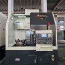 台湾油机KV500E数控立车，配15寸液压卡盘，发那科TF系.